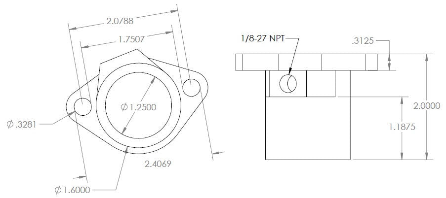 32mm Billet Intake Manifold / Adapter