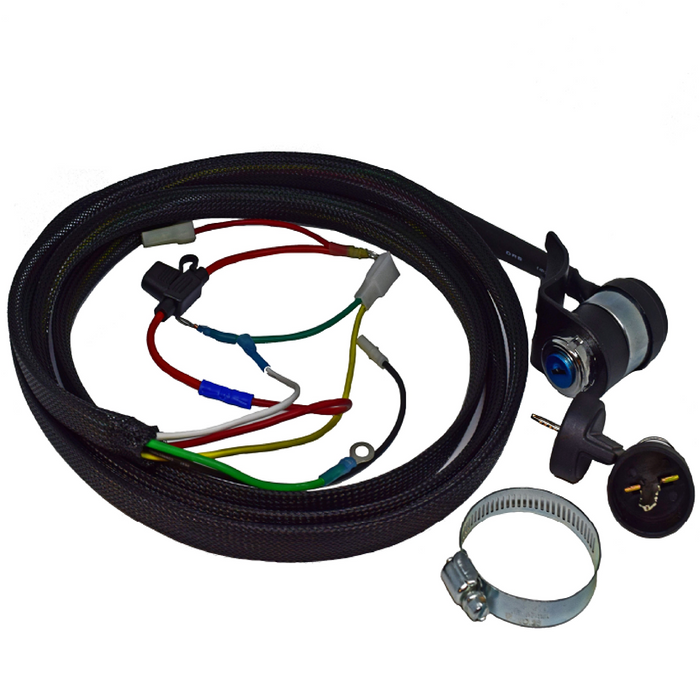 9ft Wiring Harness w/Keyswitch & Mount for 625cc Engines
