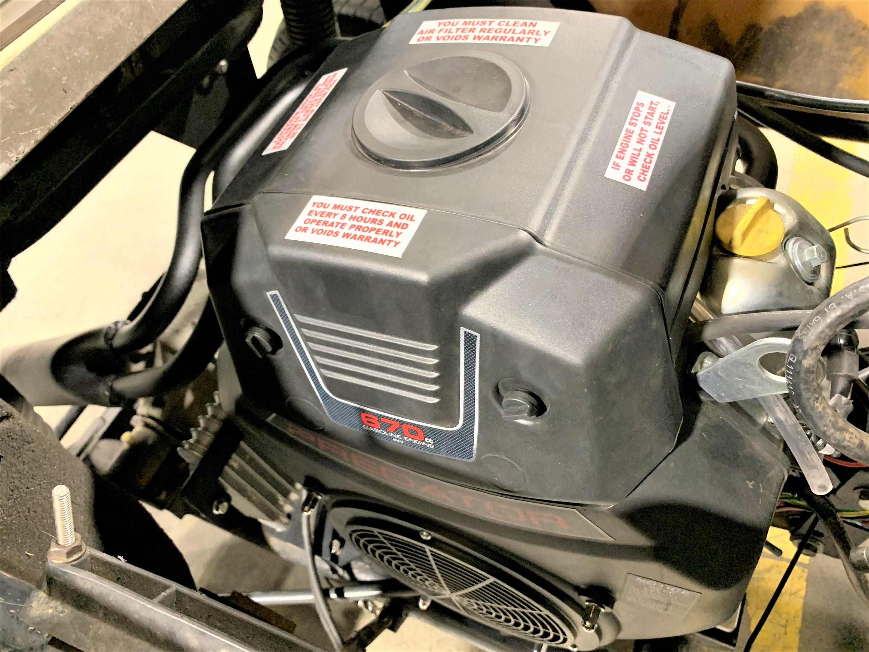 Predator 22hp 670cc Install/Conversion Kit for Yamaha G14 — Vegas Carts